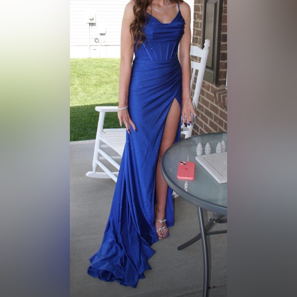 Xo by sophias Dresses & Skirts - Blue sparkly prom dress